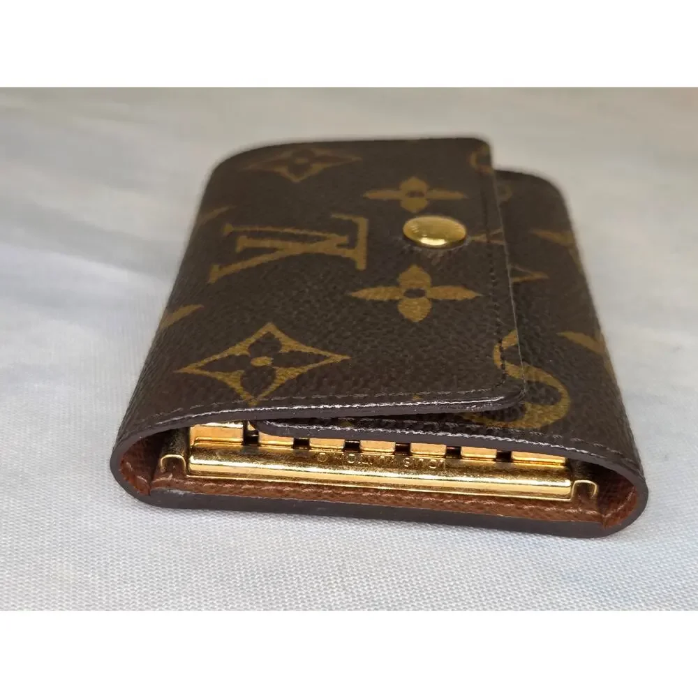 Louis Vuitton Monogram 6 Key Holder Case LV Vintage Multicles